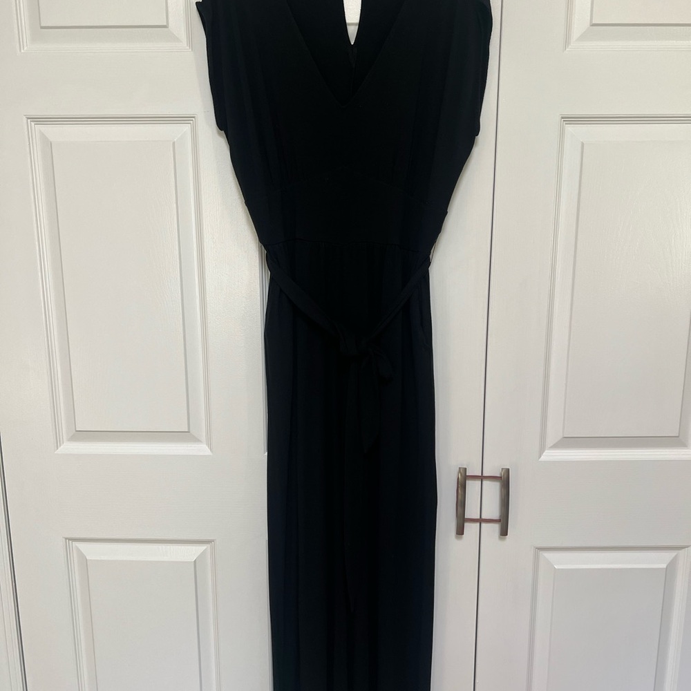 LOFT Black Wide Leg Jumpsuit